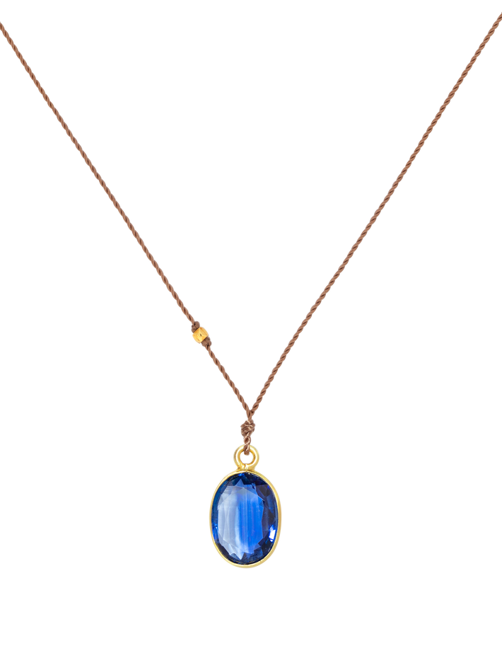 Kyanite pendant necklace