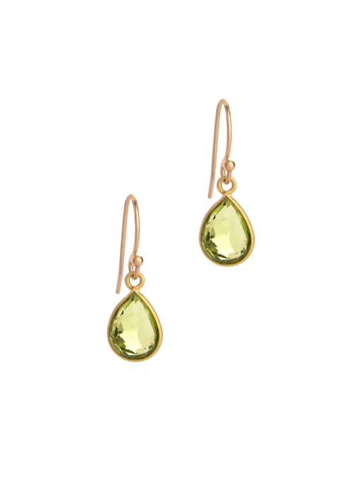 Peridot 18kt earrings photo