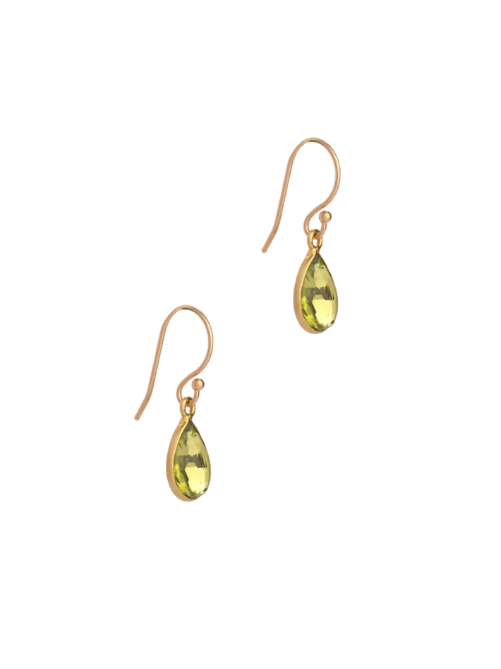 Peridot 18kt earrings