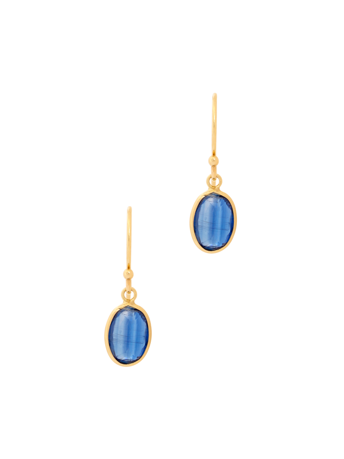 Kyanite oval earrings