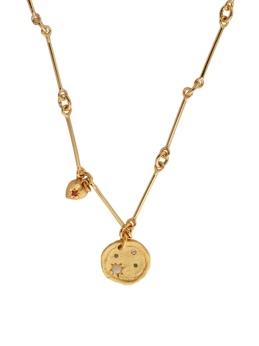 Cosmic coin & heart photo