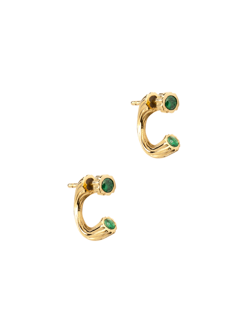 Emerald earjacket earrings photo