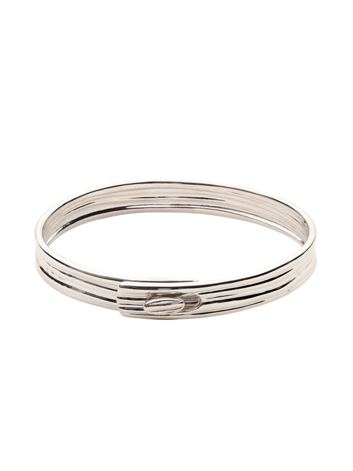 Mull Polished Silver Click Bracelet photo