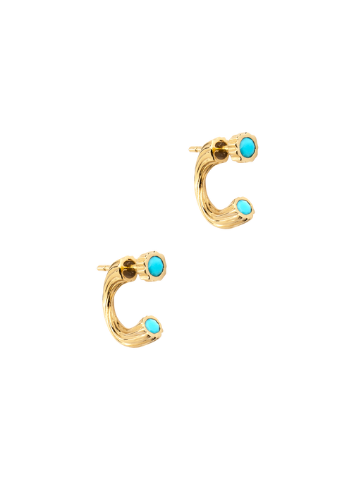 Turquoise earjacket earrings photo