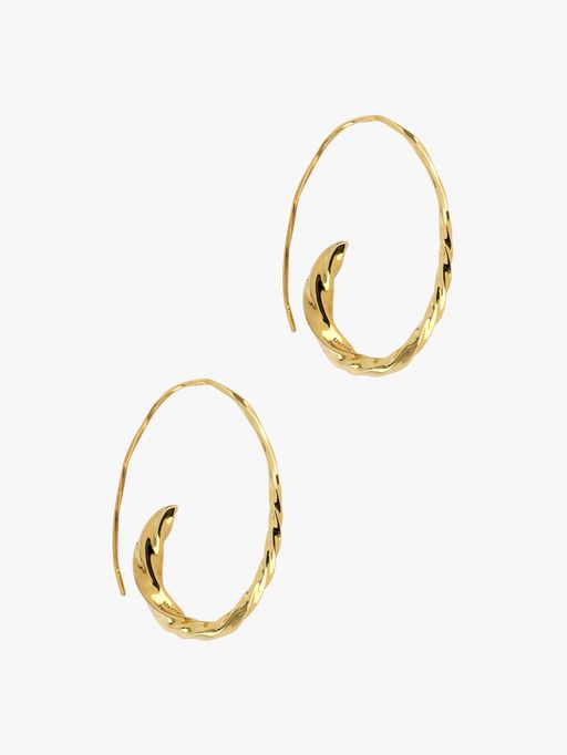 Large flow polished asymmetric hoops photo