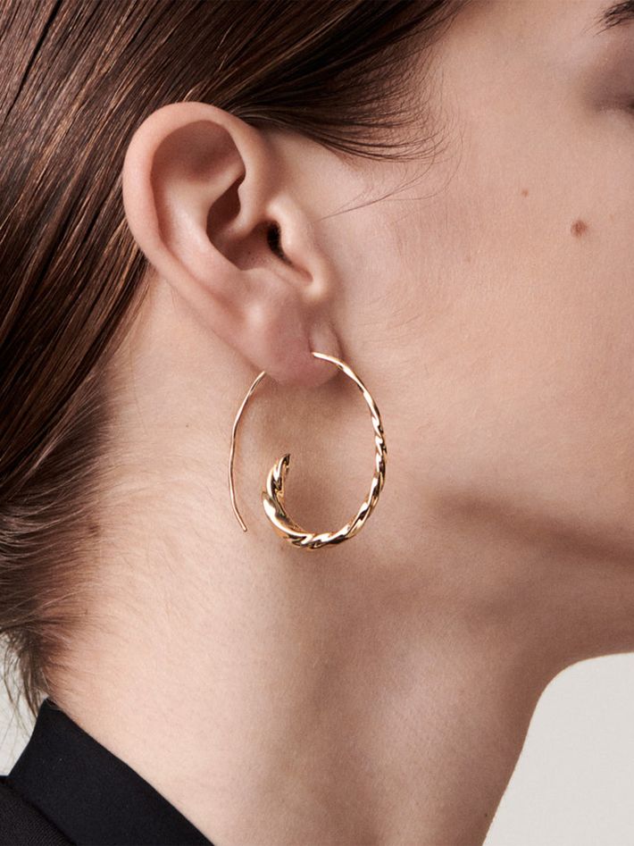 Large flow polished asymmetric hoops