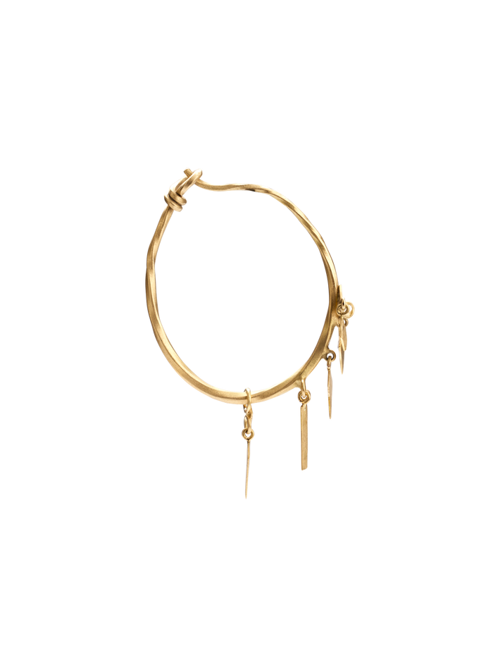 Athens hoop with pendants