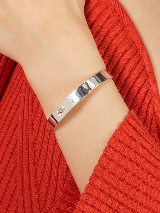 Click bracelet with 18kt ball lock photo