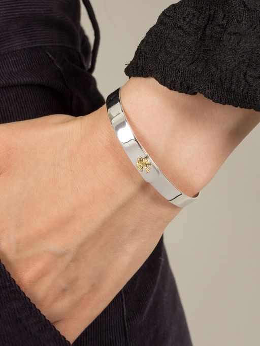 Click bracelet with bird lock photo