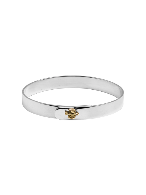 Click bracelet with 18kt bird lock photo