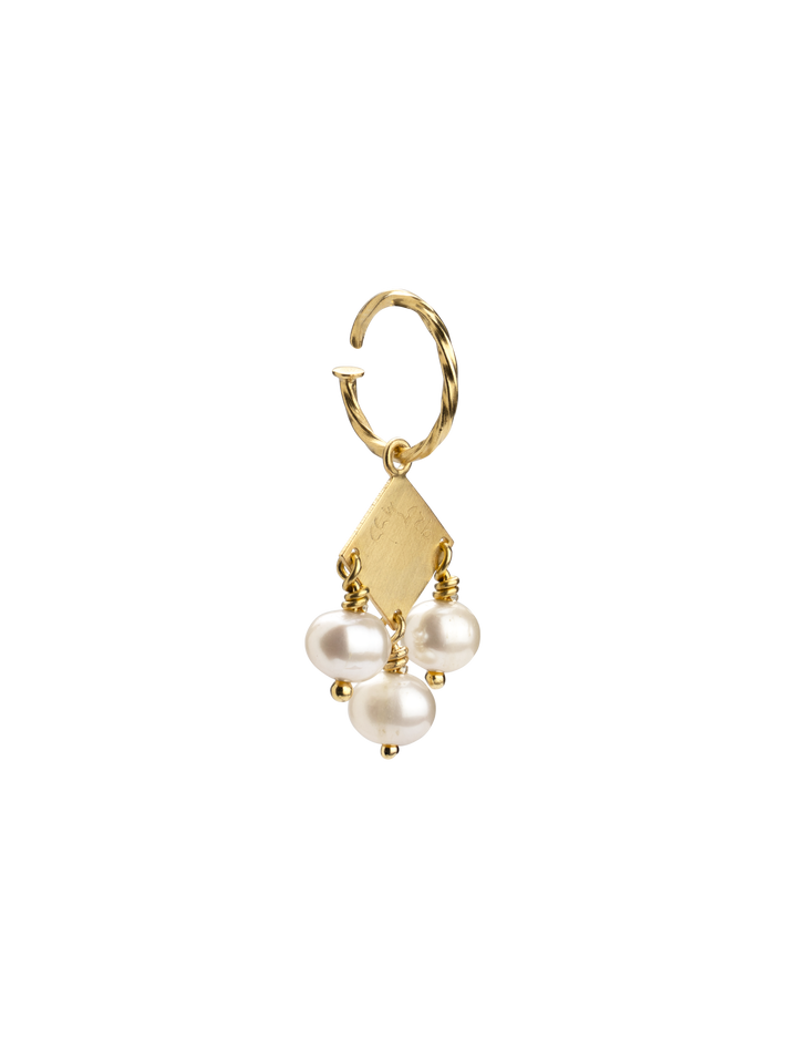 Persian mini hoop with pearls