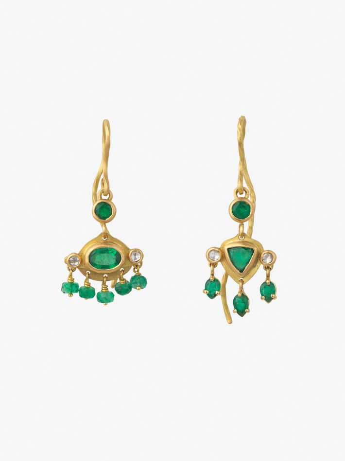 Emerald earrings