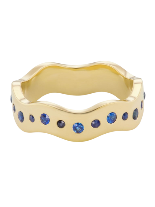 Blue Sapphire Wave Band V photo