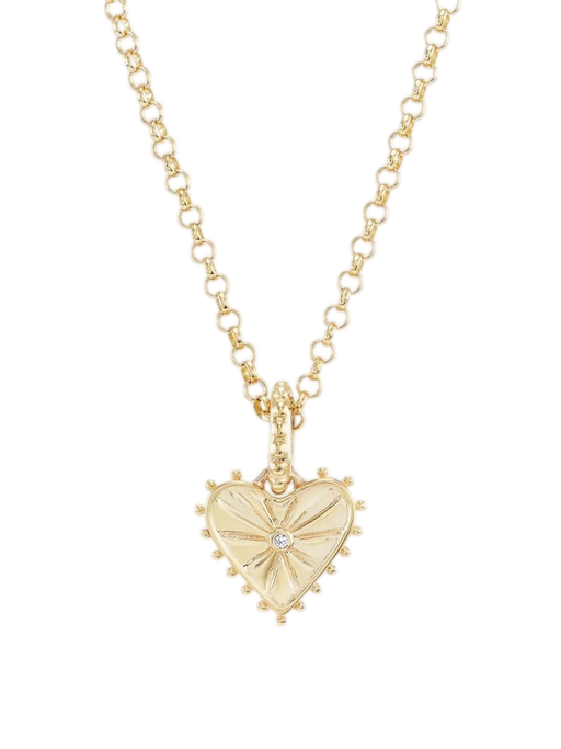 Mini Dangling Heart Necklace photo