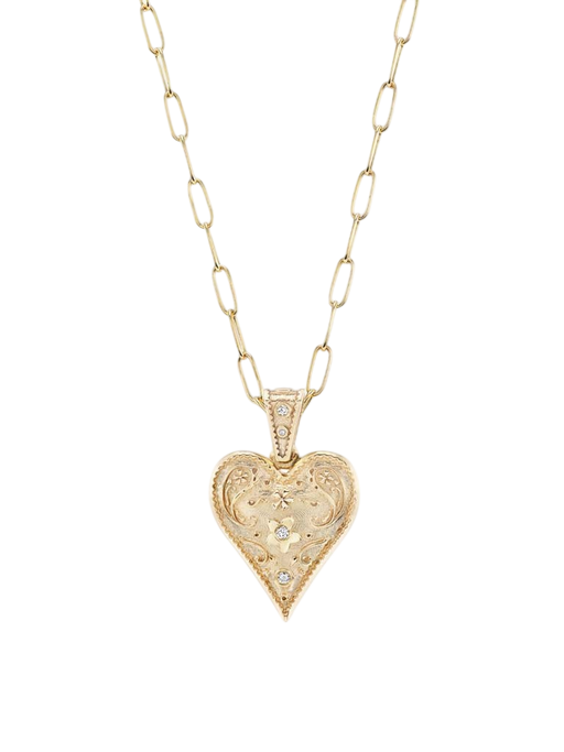 Small Southwestern Heart Necklace photo