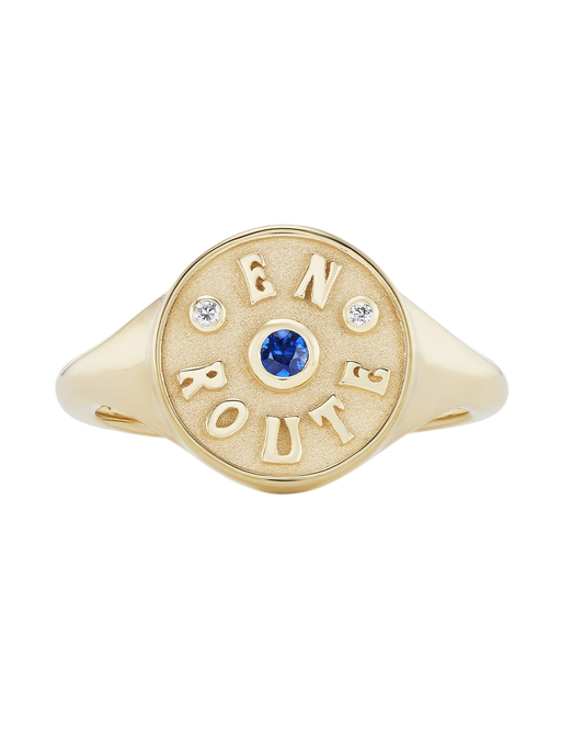 En Route Signet Blue Sapphire photo