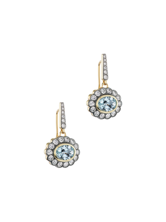 Alexandra aquamarine earrings