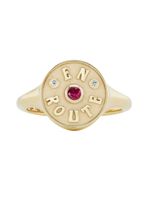 En Route Signet Pink Tourmaline photo