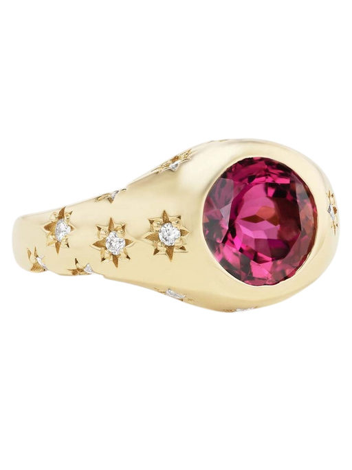 Disco Ring Pink Tourmaline photo