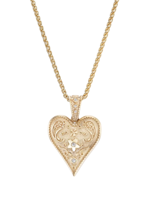 Medium Southwestern Heart Wheat Chain photo