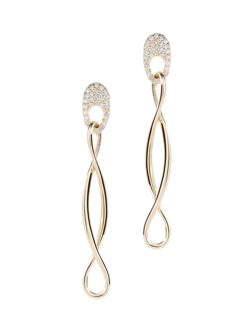 Astra earrings - diamonds photo