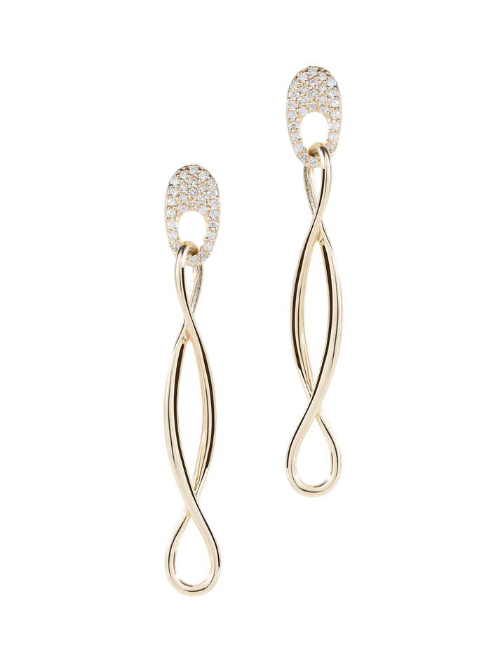 Astra earrings - diamonds