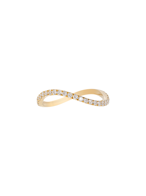 Everlasting ring - yellow gold photo