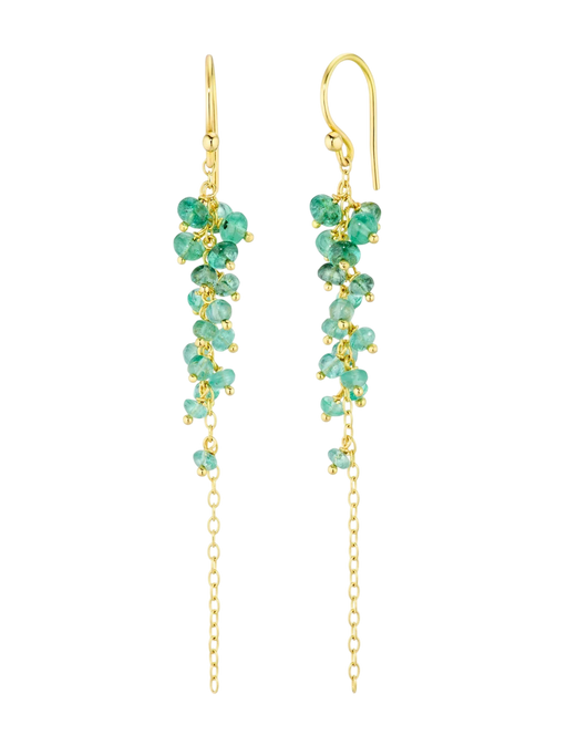 Caviar Emerald Earrings photo