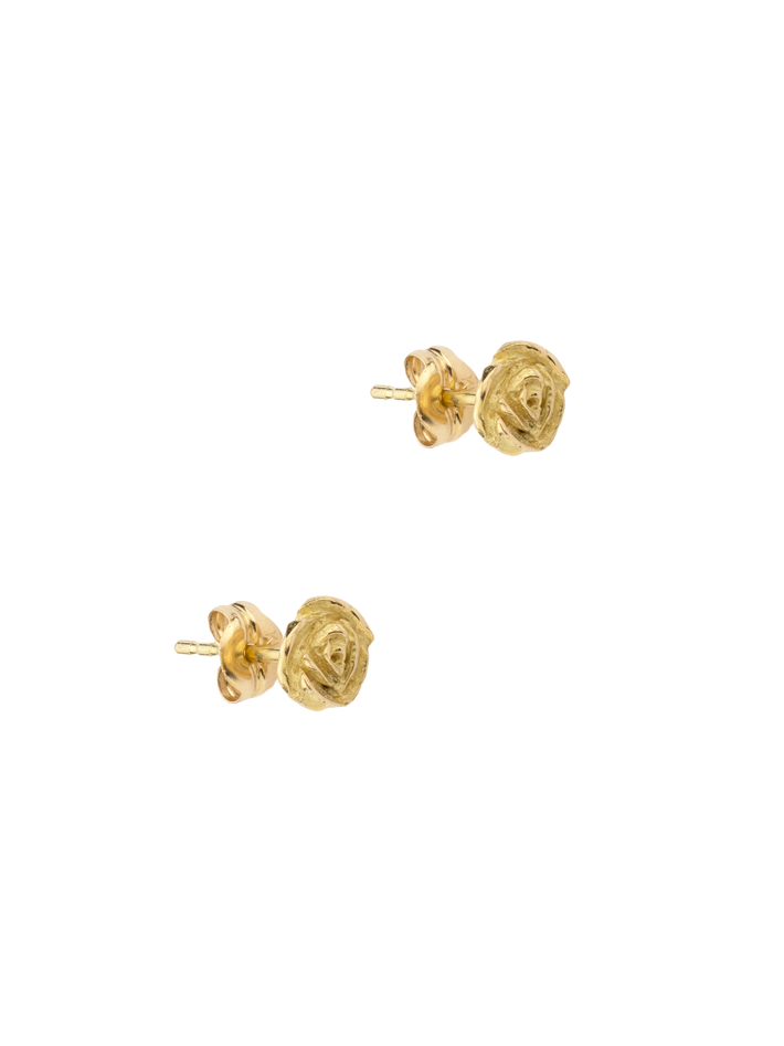 Peony gold studs