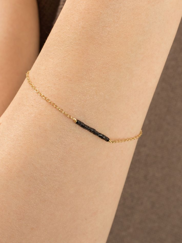 Lucy black diamond bracelet