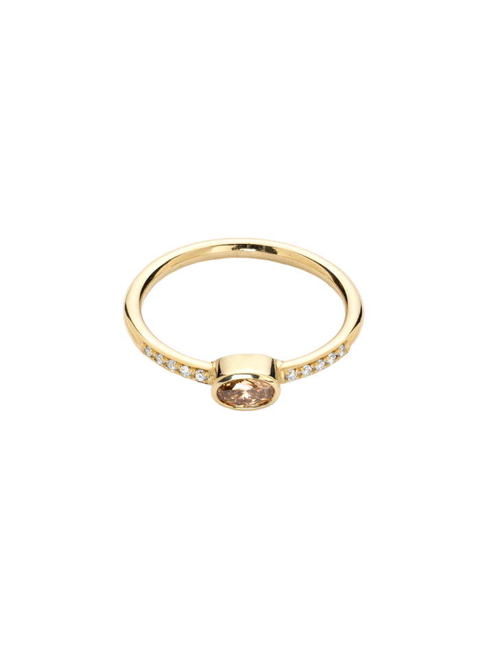 Martha champagne diamond ring