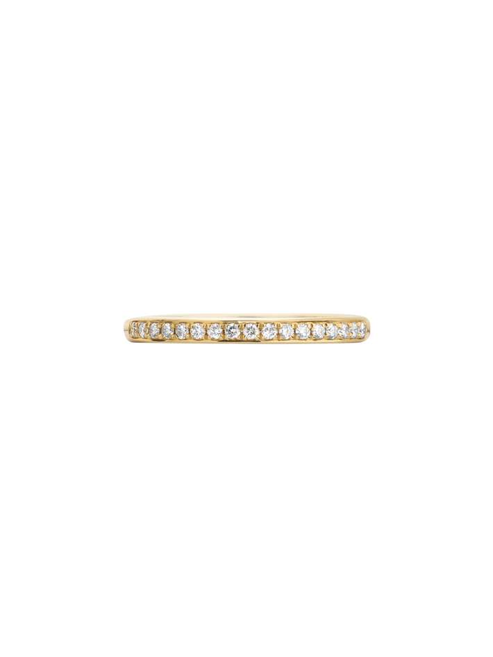 Half diamond eternity band