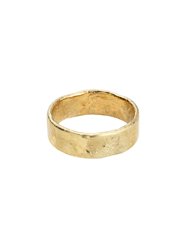 Gianni raw gold ring