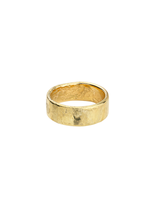 Gianni raw gold ring photo