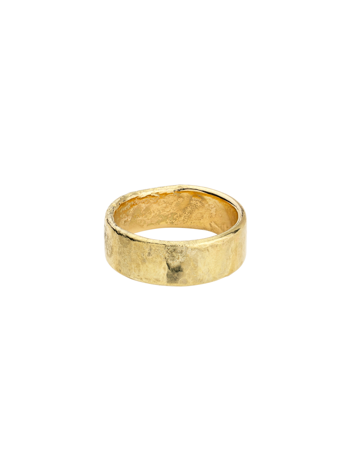 Gianni raw gold ring