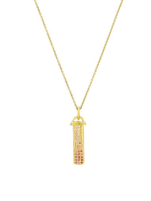Dawn Glow Necklace Pink Diamonds photo