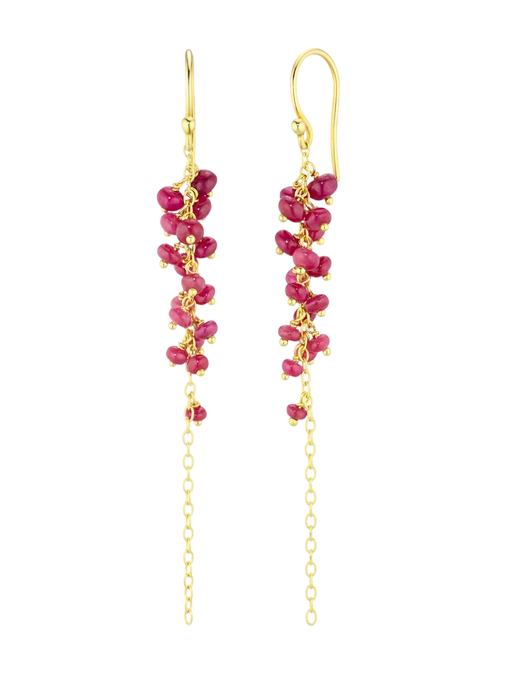 Caviar Ruby Earrings photo