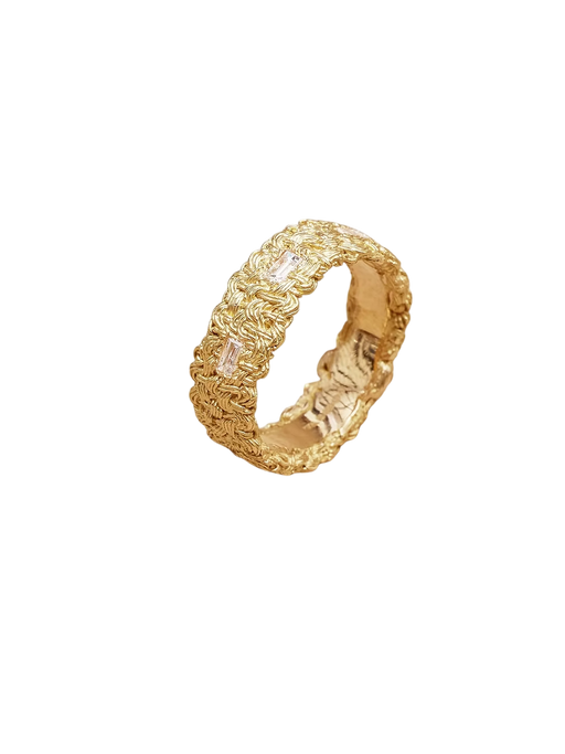 Fine Diamond Threads Ring photo