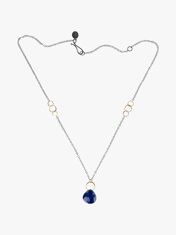 Lapis drop necklace