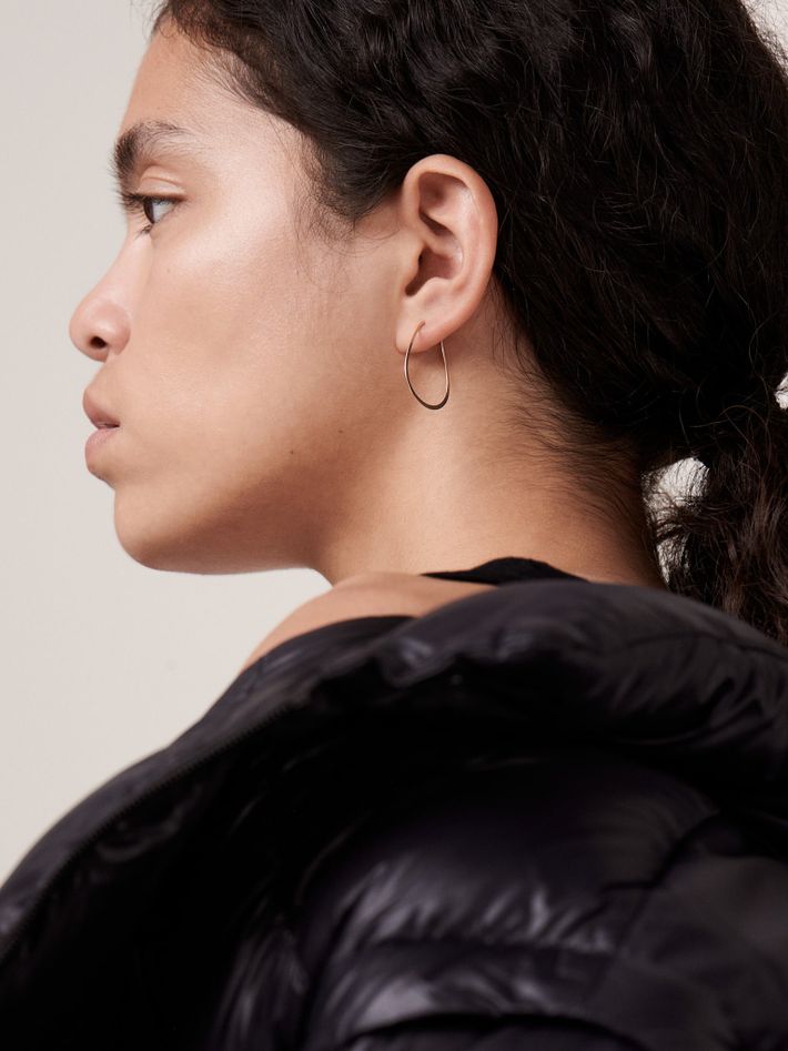 Teardrop hoops by Melissa Joy Manning | Finematter