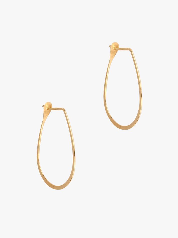 Teardrop hoops