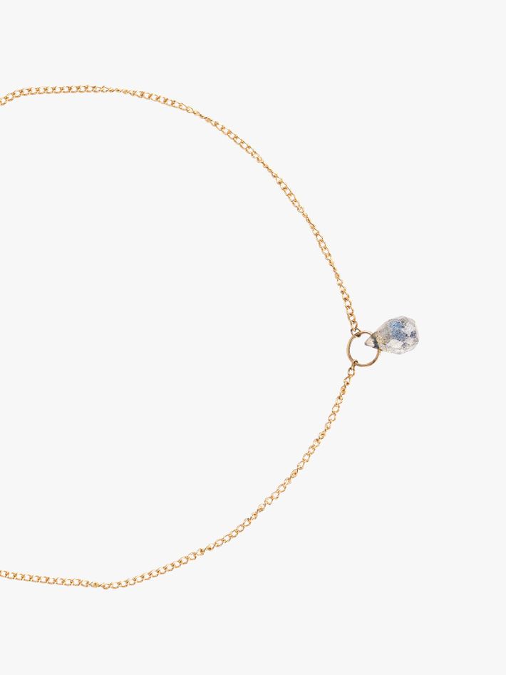Labradorite drop chain bracelet