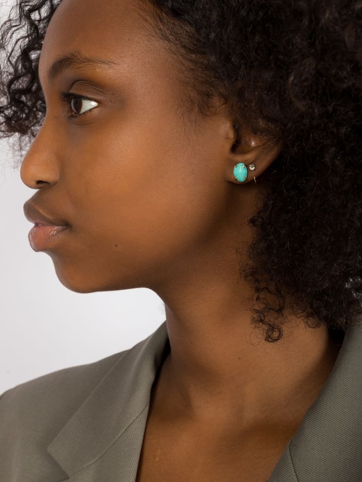 Turquoise stud earrings