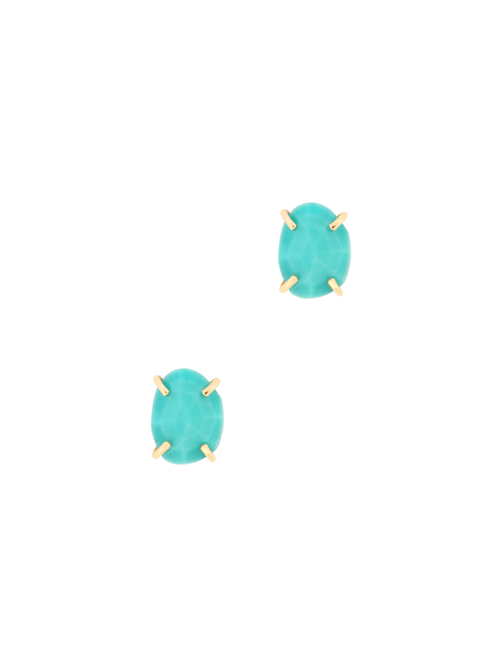 Turquoise stud earrings