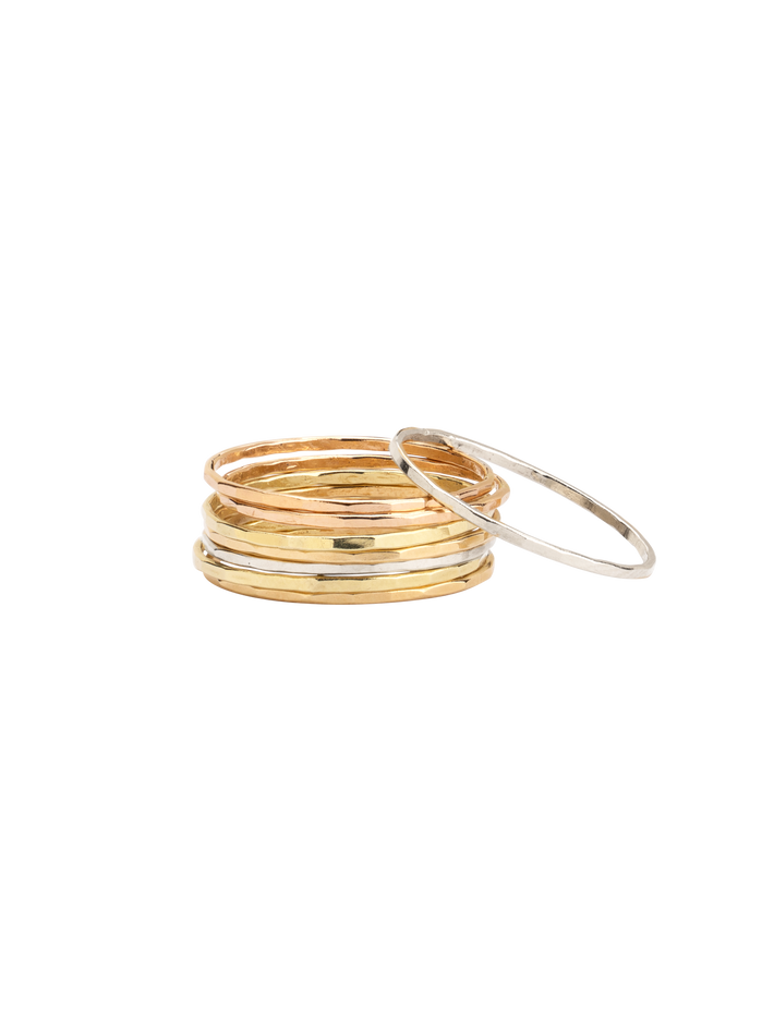 Set of 8 stacking rings