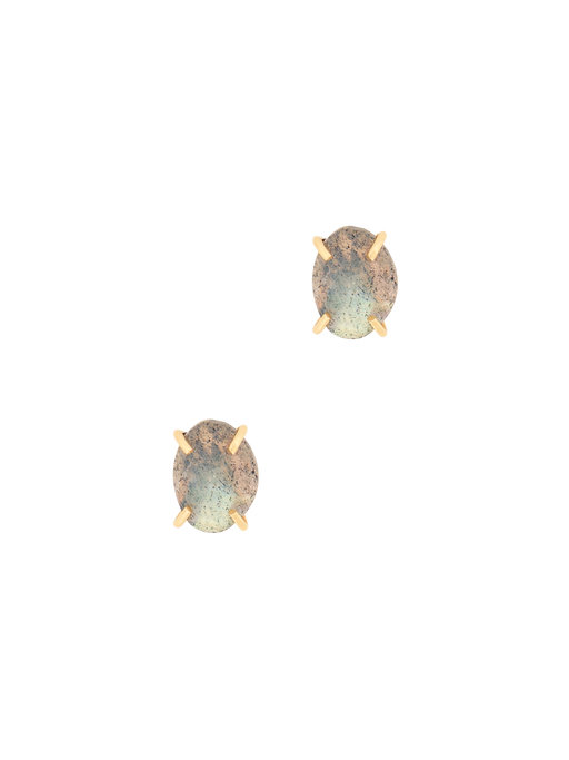 Labradorite stud earrings photo