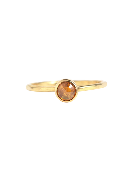 Orange Starburst Diamond Ring photo