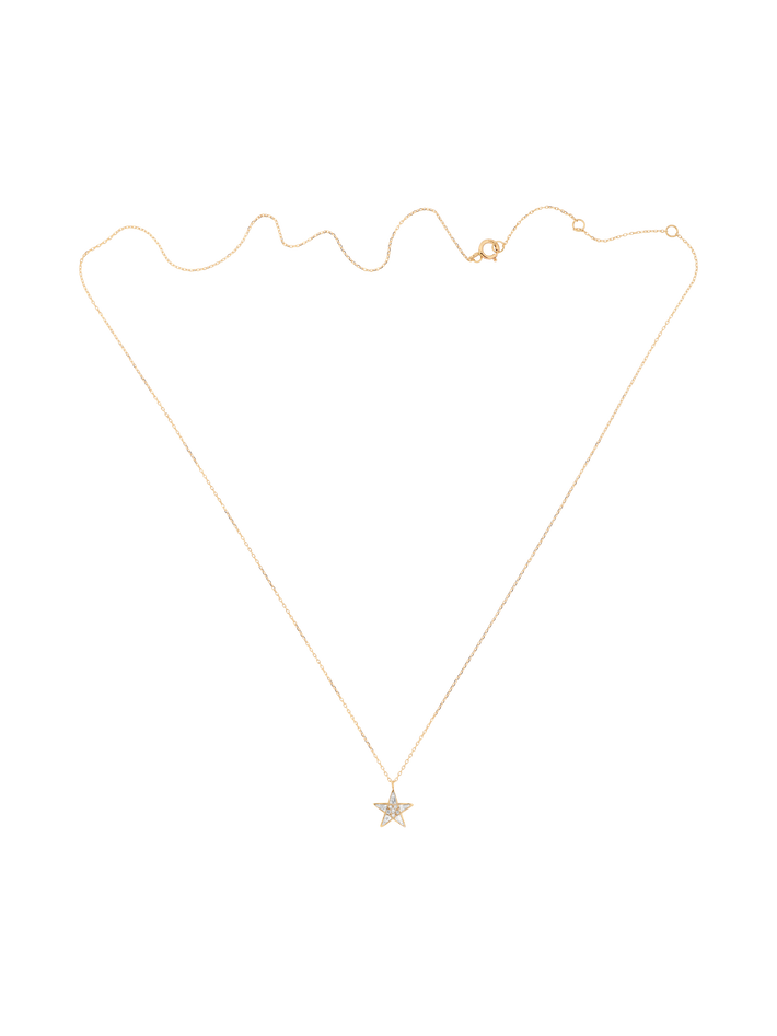Point star pendant necklace