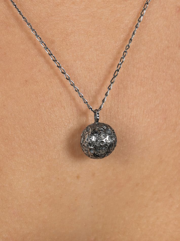Moon sphere necklace