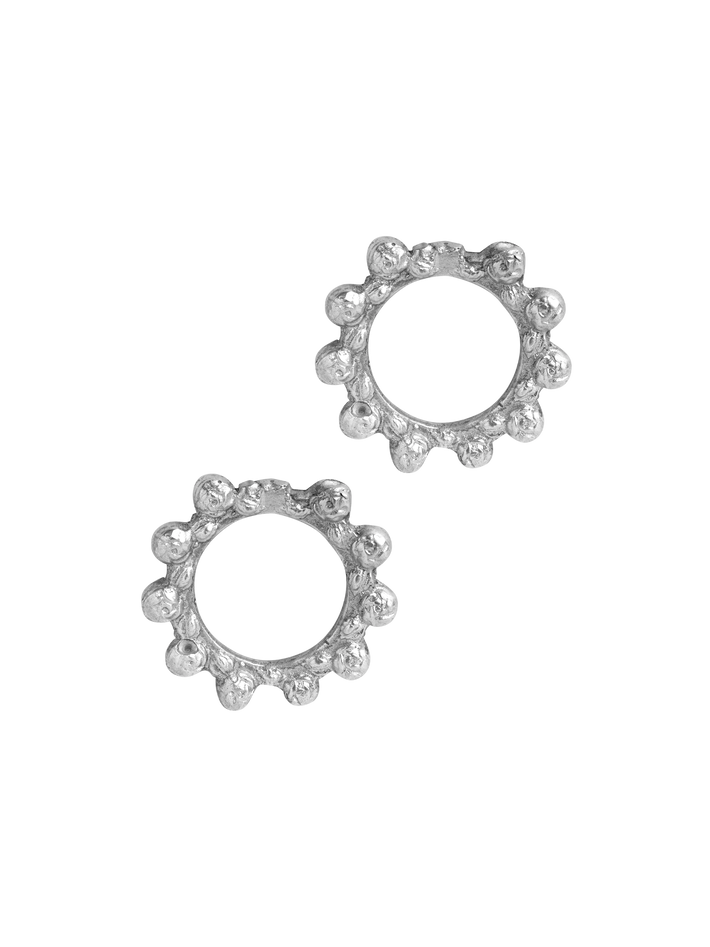 Rosary wreath earrings 